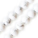 Creez Perles rondes howlite blanc 10mm sur fil (1)