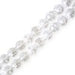 Creez Perles rondes cristal de quartz craquele 4mm sur fil (1)