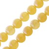 Buy Round pearl in yellow jade 10mm on wire (1)