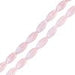 Creez Perle grain de riz en quartz rose 4x8mm sur fil (1)