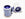 Beads wholesaler mini mug pendant / 20mm coffee cup - Blue - gourmet creations