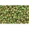 Acheter en gros cc1702 perles de rocaille Toho 11/0 gilded marble green (10g)