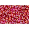 Buy cc165cf - perles de rocaille Toho 11/0 transparent rainbow frosted ruby (10g)