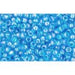 Acheter en gros cc163b perles de rocaille Toho 11/0 transparent rainbow dark aqua (10g)