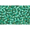 Buy cc24bf - perles de rocaille Toho 11/0 silver lined frosted dark peridot (10g)