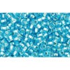 Buy cc23 - perles de rocaille Toho 11/0 silver lined aquamarine (10g)