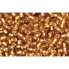 Creez avec cc22c perles de rocaille Toho 11/0 silver lined topaz (10g)