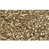 Buy cc262 - perles de rocaille Toho 11/0 inside colour crystal/gold lined (10g)