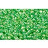 Buy cc167 - Toho rock beads 11/0 transparent rainbow peridot (10g)