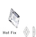 2773 Cristal hot fix flat back Diamand Shape rhinestones crystal 6.6x3.9mm (5) - LaMercerieDesCopines