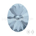 Cristal Cristal 4122 oval rivoli crystal blue shade 18x13.5mm (1) - LaMercerieDesCopines