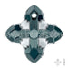 Pendentif Cristal 6868 cross tribe graphite light chrome Z 24mm (1) - LaMercerieDesCopines