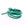 Retail suede x1m blue green 3mm - suede cord per meter