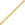 Retail Chain 2.4mm gold-finished metal (1m)