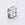 Beads wholesaler Crystal square rhinestone on silver metal 6mm (2)