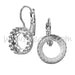 Serti boucle d'oreilles Vintage pour Cristal 1122 10mm-SS47 argenté (2) - LaMercerieDesCopines