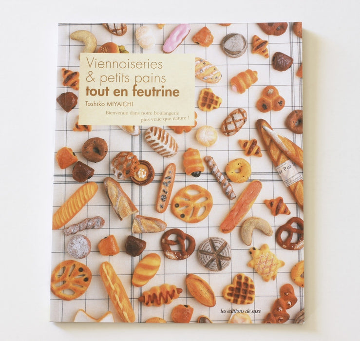 Achat livre viennoiseries & petits pains tout en feutrine Toshiko Miyaichi