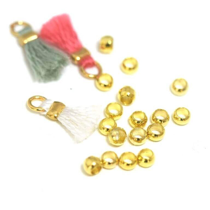 Pearls to Crush Inoxidable Steel OR 2.2mm hole:1.7mm (10)